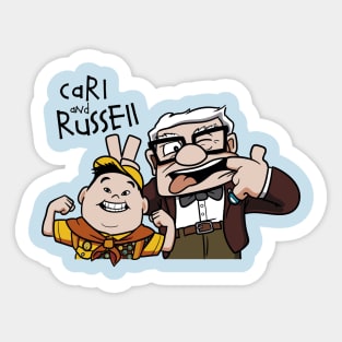 Carl and Russell Sticker